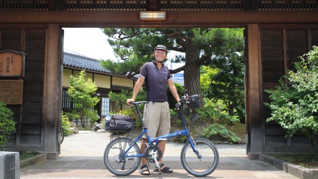 Intrepid cycling guide Tatsuya.