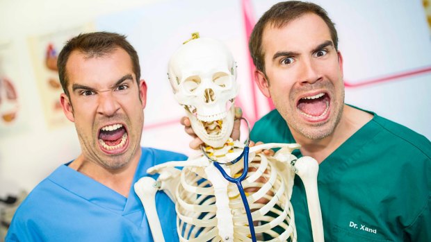 Doctors Chris and Xand van Tulleken are bringing the infotainment style of their kids' show Operation Ouch! to grown-ups.