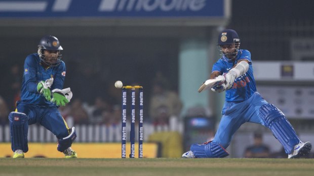 Consistency means nothing: India's Ajinkya Rahane during the T20 series against Sri Lanka.
