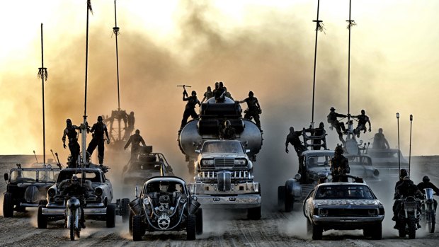Melbourne was going full frontal Mad Max: Fury Road.