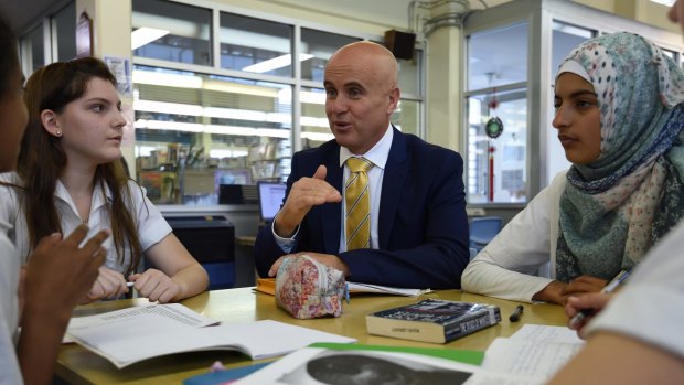 NSW Education Minister Adrian Piccoli has stood behind the LMBR system. 