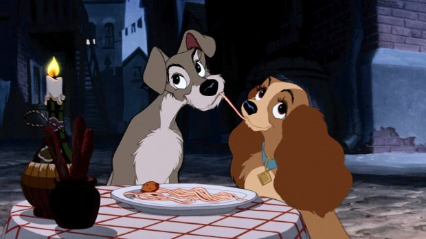The 1955 Disney classic <i>The Lady and the Tramp</i>.