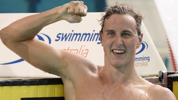 On the rise: Australian sprint star Cameron McEvoy.