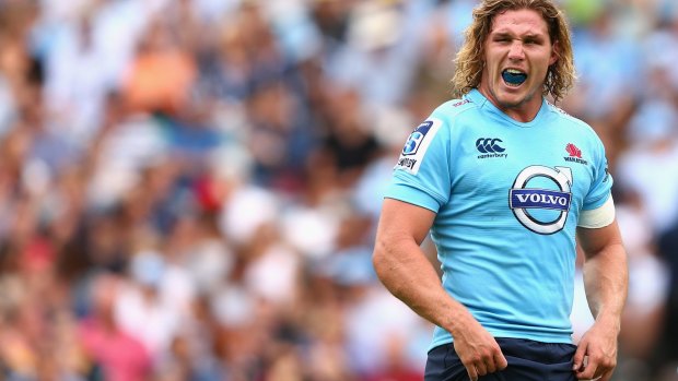 Wary: Michael Hooper says the Waratahs will play hard but stay within the rules.