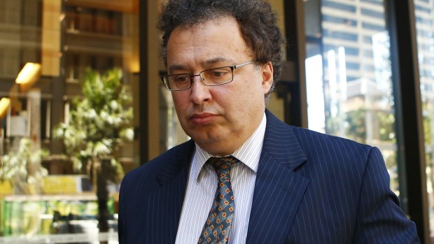 Agim Garana, who has been installed as the Australian Federation of Islamic Councils' general manager following a coup, leaves the Supreme Court on Wednesday.