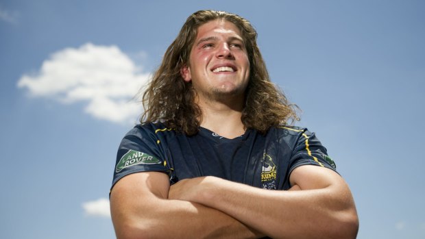 Ben Hyne quit his job as a carpenter to take a chance to train with the ACT Brumbies.