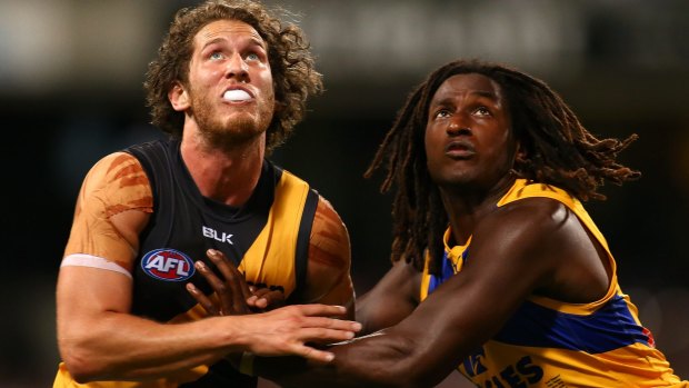 Ty Vickery goes head to head with Nic Naitanui in round four.