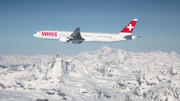 The business-class service on Swiss International Air Lines is polite, effective and fuss-free.