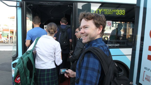 Winners: Bus commuters who use Opal have had their fares frozen for a year.