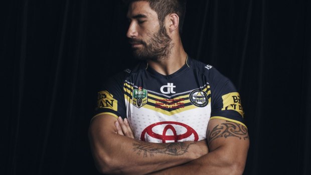 Bouncing back: James Tamou thought it may have been all over when he was injured in New Zealand earlier this year.