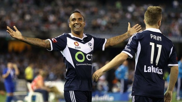 Victory's top scorer: Archie Thompson.