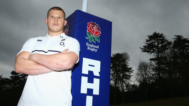 Leader: Newly appointed England captain Dylan Hartley. 