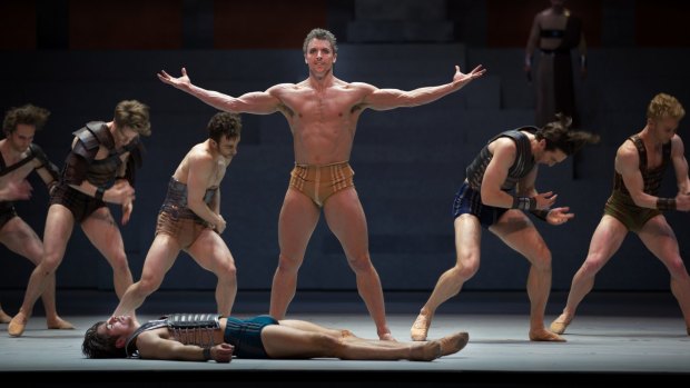 Kevin Jackson as Spartacus in the Australian Ballet's 2018 production.
