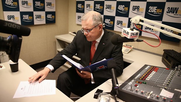 Social Services Minister Scott Morrison hits the airwaves on Monday.