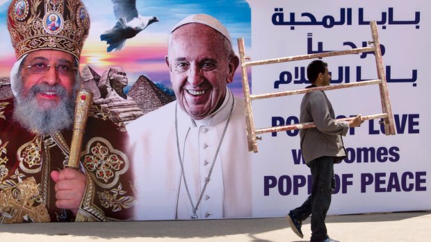 On Friday, Francis will begin a two-day pilgrimage to Egypt aimed at lifting the spirits of Christians in the Middle East.