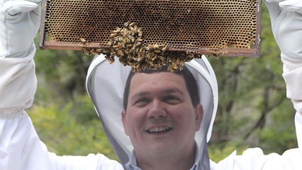 Dr Paulo de Souza says micro sensor technology isbeing used to help honey bees.