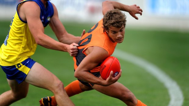 Heartbreak: Alex Carey was cut from GWS.