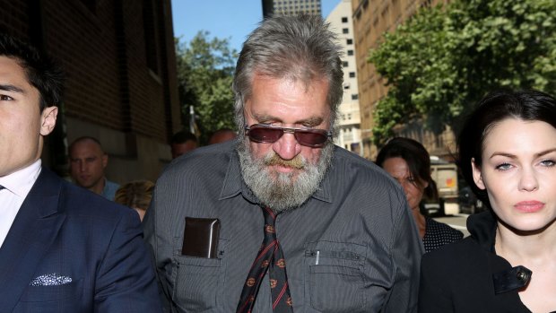 Guilty: Robert John Adams arrives at the NSW Supreme Court on Friday.