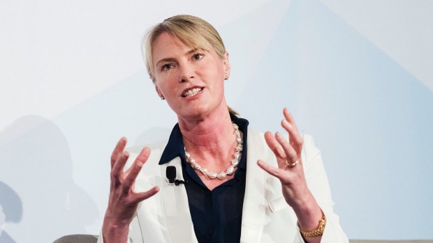 ANZ group executive for digital banking, Maile Carnegie, says local banks should "get moving" in the competition with tech firms.