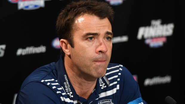 Geelong coach Chris Scott's match-day tactics have been questioned.