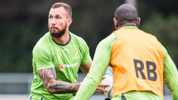 On the comeback trail: Quade Cooper will play for Brisbane City in the National Rugby Championship.