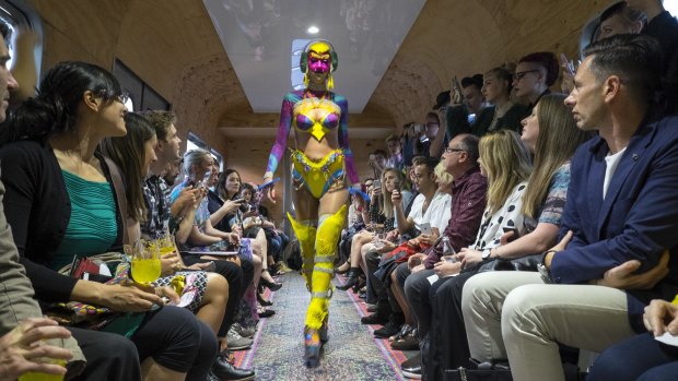 The Nixi Killick collection at Easey studio as part of the 2015 Melbourne Fashion Festival.