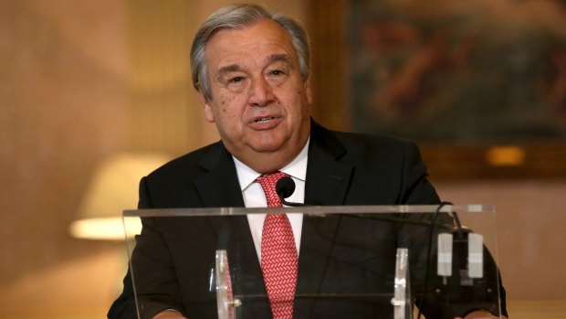 The next United Nations Secretary General, Portugal's Antonio Guterres, accepts his nomination on Thursday.