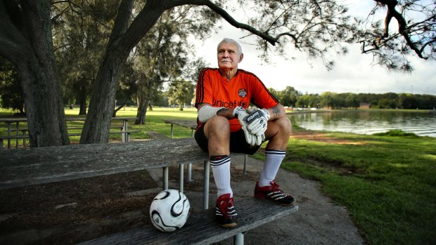 Hans Kumpel is a goalie for the Balmain District Football Club and believes there is an acute shortage of playing fields in the inner west