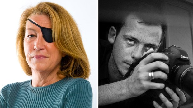 Marie Colvin, left, and French photographer Remi Ochlik were killed in Homs by Syrian government artillery in February 2012.