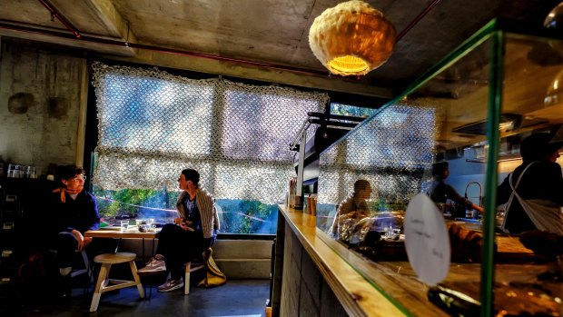 Taiyo Sun cafe in Fitzroy North – perfect in a minimal, playful just-so Japanese way.  
