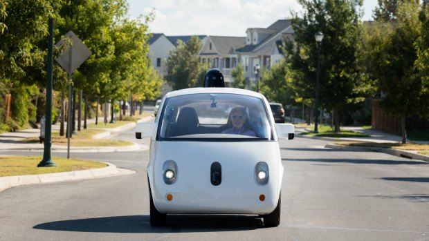 Google's Waymo self-driving prototype.