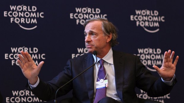 Ray Dalio at the World Economic Forum: The billionaire's insights have weight with investors.