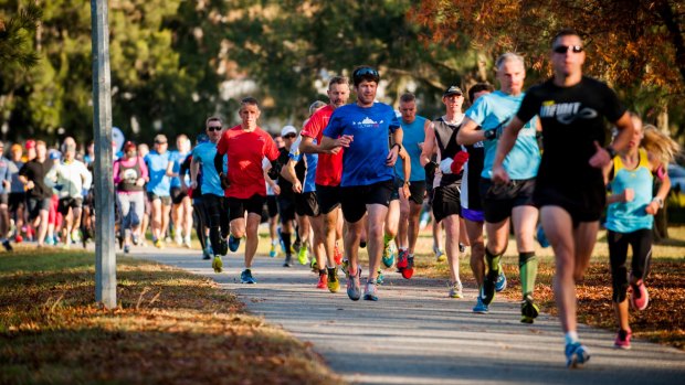 Community sport: The parkrun is growing in popularity.
