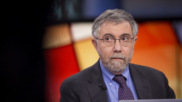 Paul Krugman, pictured, shares the dominant outsider view of the Australian economy but NAB economist Peter Jolly thinks he's wrong.