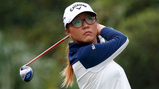 Solid start: Lydia Ko is just two shots off the pace after a  four-under par 68 at the Coates Golf Championship.
