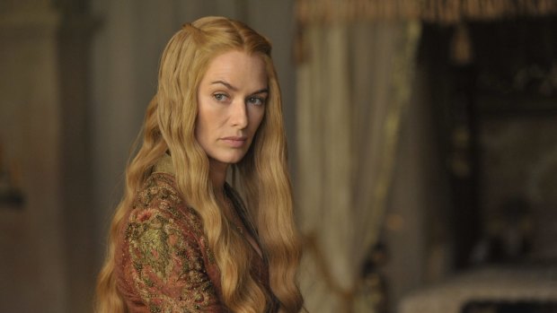 Cersei Lannister (Lena Heady) contemplates the fate of Emmy voters after <i>Game of Thrones </i>was snubbed in the costume and hair styling categories. 