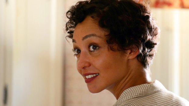 Ruth Negga as Mildred in Loving.