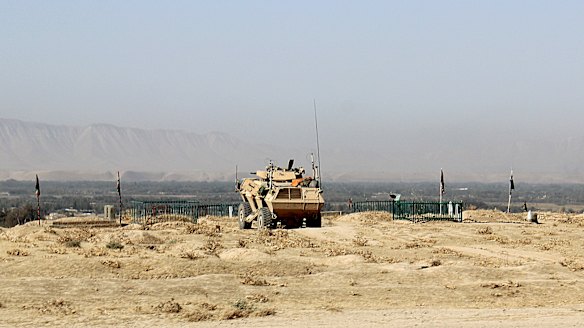Sniffer dogs are used in Afghanistan.