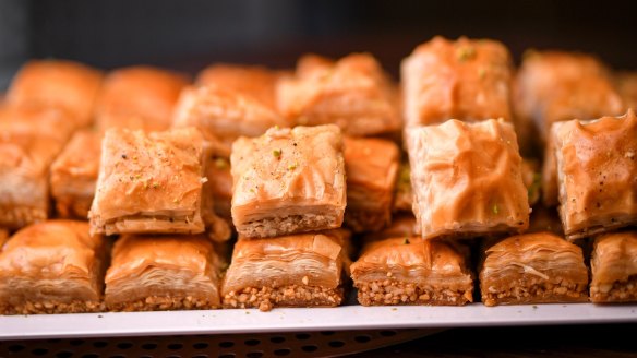 One of Joumana Charaf's eight varieties of baklava.