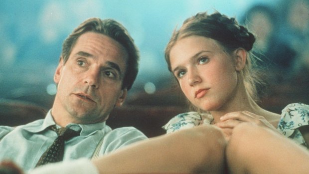 Jeremy Irons and Dominique Swain in the excellent, though often unappreciated, 1997 film version of <i>Lolita</i>.