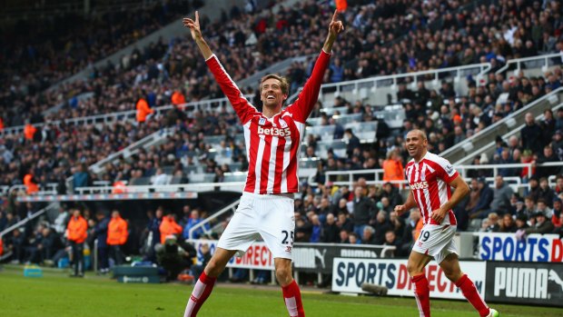 Star power: Striker Peter Crouch is not likely to be heading to the A-League.