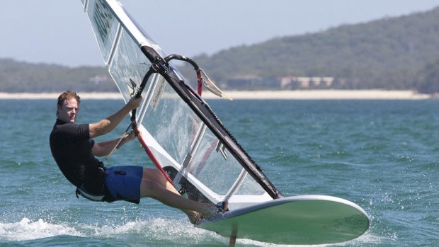 Some people rediscover windsurfing as a midlife crisis sport.