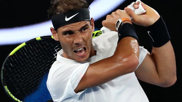 Rafa Nadal remains positive despite his loss to Roger Federer in the Australian Open final.