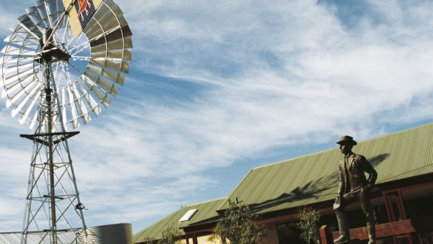 Before the fire... the Waltzing Matilda Centre in Winton, Queensland.