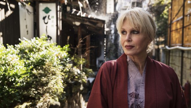 Joanna Lumley in a scene from her Japan travel series. 