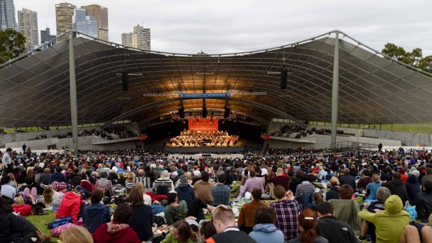 The Sidney Myer Music Bowl.