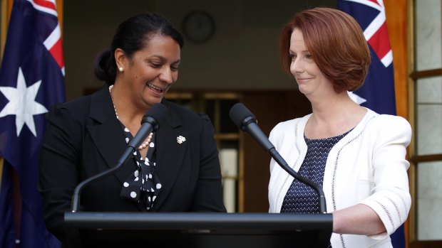 Nova Peris was a Julia Gillard "captain's pick" to run for the NT Senate position.
