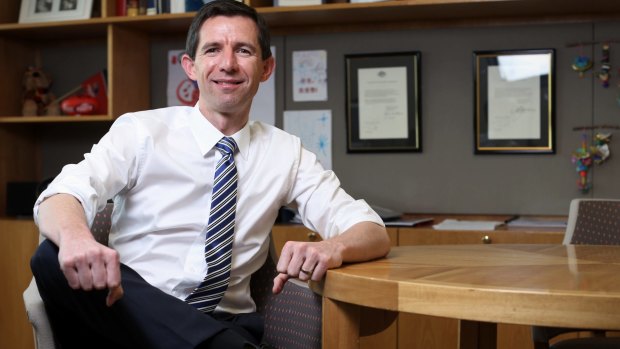Is Education Minister Simon Birmingham a bit too thin for an energy-sapping election?
