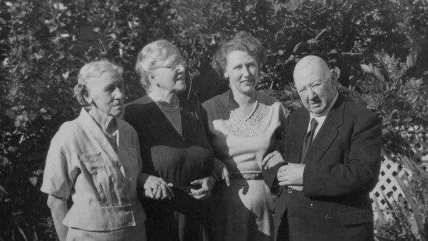 Clarice Rayment, Lynette Young, Sylvia Seeger and Tarlton Rayment.