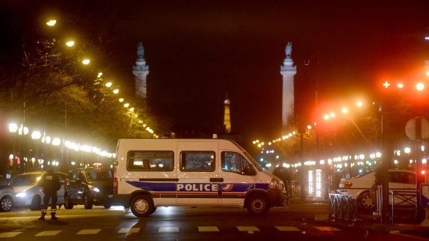 Police on high alert after the Charlie Hebdo shootings in January.